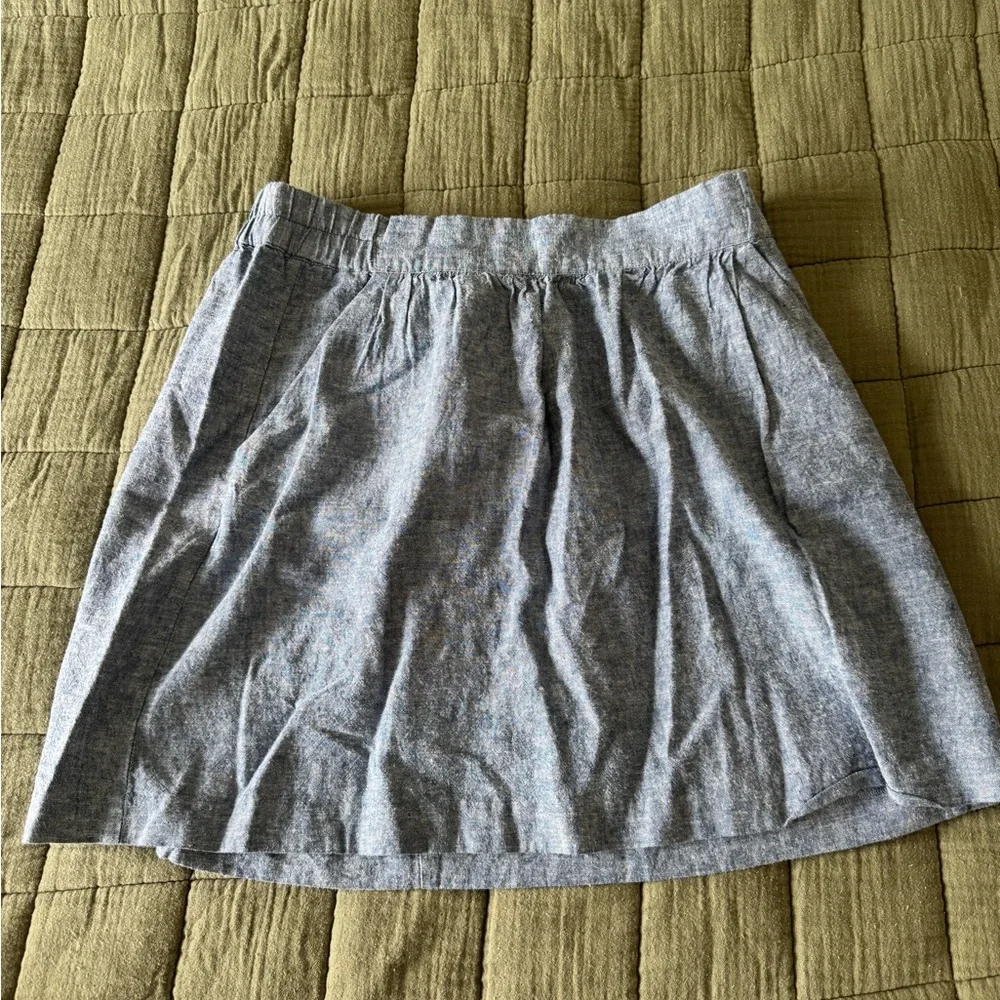 Loft Women's Size Small Mixed Summer Tops and Skirts Set - Neutral & Blue Prints - Picture 7 of 8